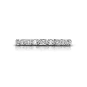 0.18 Carat Platinum Diamond Eternity Band