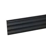 Black Anodized Aluminum Price Tag Molding Extrusion 47"