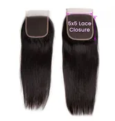 Virgin Straight 5×5 HD Closure