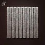 .020" Hole on .045" Staggered – 26 Gauge – Plain Steel Perforated – 36" x 120" Sheet