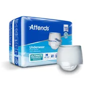 Attends Advanced Underwear Heavy Absorbency Medium 34″-44″W 80/CS