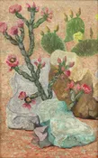 Albert Schmidt (1885-1957) - Blooming Cactus