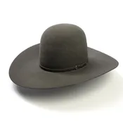 10X CHARCOAL 4.5" OPEN/FLAT RODEO KING FELT HAT