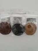 2.75″ Round 4 Layer Wood Fashion Earings