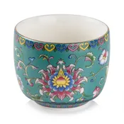 100ml Enamel Hand Painted Tea Cup