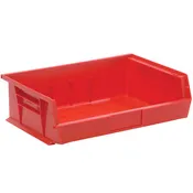 10-7/8"d x 16-1/2"w x 5"h Ultra Stacking and Hanging Bins - 6 Pack