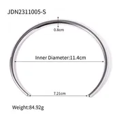 18K PVD Minimal Collar Choker Necklace