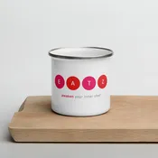 EATZ Enamel Mug | EATZ Cooking School