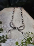 18in. Navajo Pearl Bow Necklace