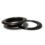 #12 Grommets with Washers 1-1/2 inch Black Oxide (100 Pack)