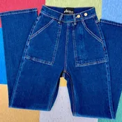 1950s Reproduction Jeans in Dark Wash by Astro Bettie