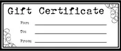 Gift Certificate