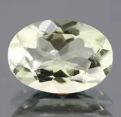 Lovely 5.28ct platinum green Amethyst