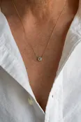 1.00ct Bezel Diamond Necklace — Lewis Jewelers