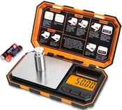 Fuzion 200g × 0.01g Digital Pocket Scale with 50g Weight