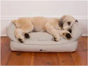 EZ-Wash Premium Houndstooth Memory Foam Dog Bed