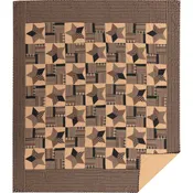 Bingham Star California King Quilt 130Wx115L
