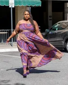 Arike African Print Dress