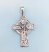 2" Celtic Cross - Sterling Silver