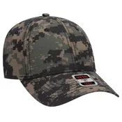 OTTO 103-713 Digital Camouflage 6 Panel Low Profile Baseball Cap - Unisex | 2 Colors | Size OSFM