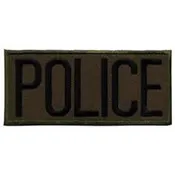 Police Front Patch 4x2" RG