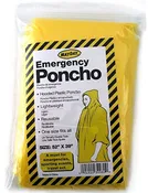 2 Hooded Rain Poncho Heavy Duty Reusable Camping Hiking