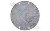 12FtX18FT Oval Silver Black Round Soild Winter Pool Cover