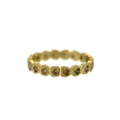 A Cognac Diamond Tribezel Band