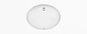 49" Solid Surface Vanity Top with Oval Integral Bowl