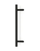 48 Inches - Pro-Line Series: 45º Offset Ladder Pull Handle - Back-to-Back, Shimmer Black Finish, 316 Exterior Grade Stainless Steel Alloy (FINAL SALE)