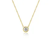 0.80cts Diamond Bezel Pendant