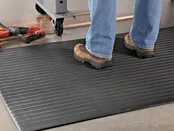 Anti-Fatigue Mat - 5/8" thick, 2 x 4', Black