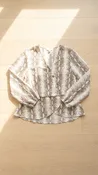 Taupe Combo Top (Plus Size)