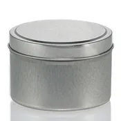 12 oz Silver Tin with Feet