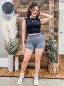 Alex Washed Perfect Peach Shorts