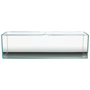 AQUATOP 26.2-Gal High Clarity Tall Glass Aquarium Bookshelf Style - 43.3" x 11.81" x 11.81", HCA-26G