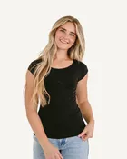 Basic Cap Sleeve Full-Length