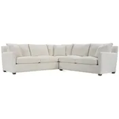 106" x 110" Quick Ship Lilah Sectional - Plush Crypton Chenille,