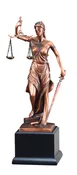 13.5 inch Lady Justice sculpture