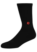 Ethika Crew Sock Blk - RER Logo