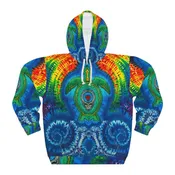 Aloha Honu Sea Turtle Tie-Dye AOP Hoodie | JamminOn