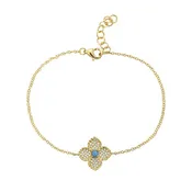 14k Clover Bracelet