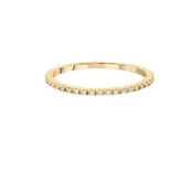 14K Gold Thin Diamond Eternity Band