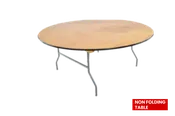 Wood Round Table