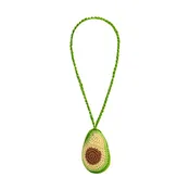 Avocado Green Crochet Bag Charm