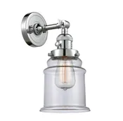 Innovations LED Wall Sconce in Polished Chrome from the Franklin Restoration collection - 203SW-PC-G182-LED