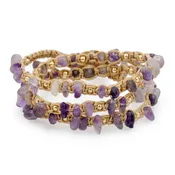 Anastasia – Amethyst Macrame Wrap