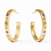 Julie Vos Rainbow Pink Dawn Hoop Earring