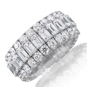 18K White Gold Xpandable Picchiotti Ring
