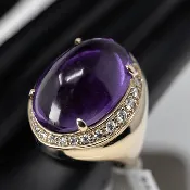10K Amethyst Ring